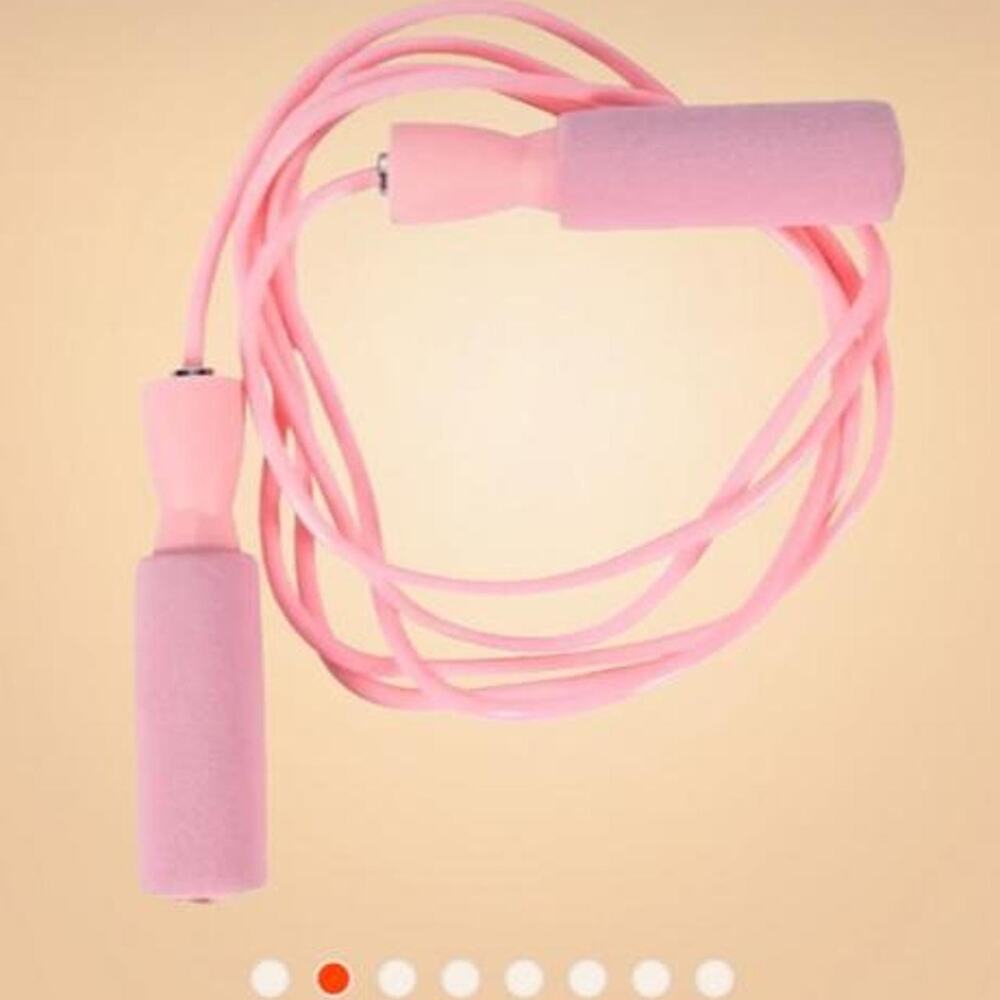 π¨ Pink Weighted Jump Rope with Adjustable Length ποΈββοΈ - Picture 3 of 6
